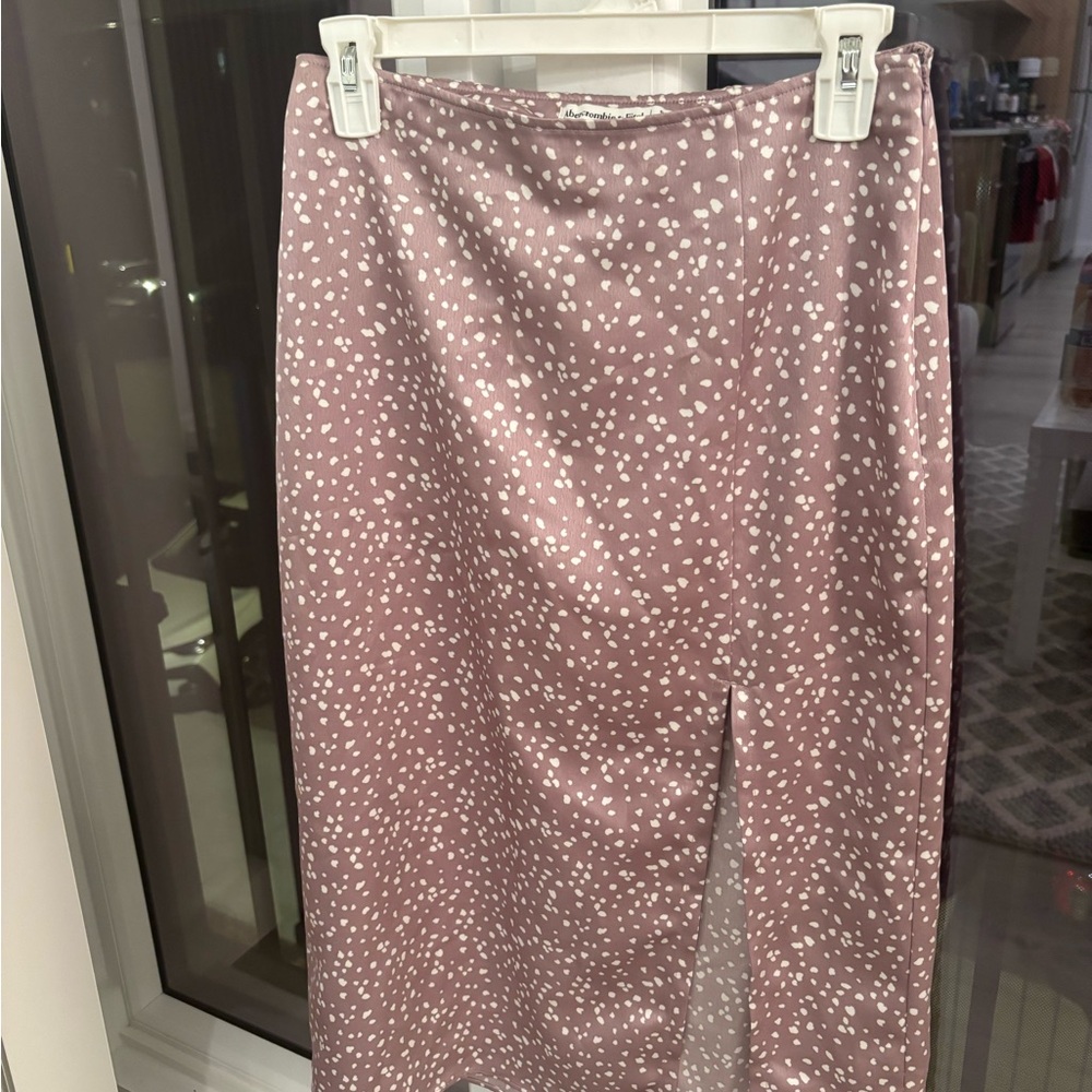 Lavender Polka Dot Skirt